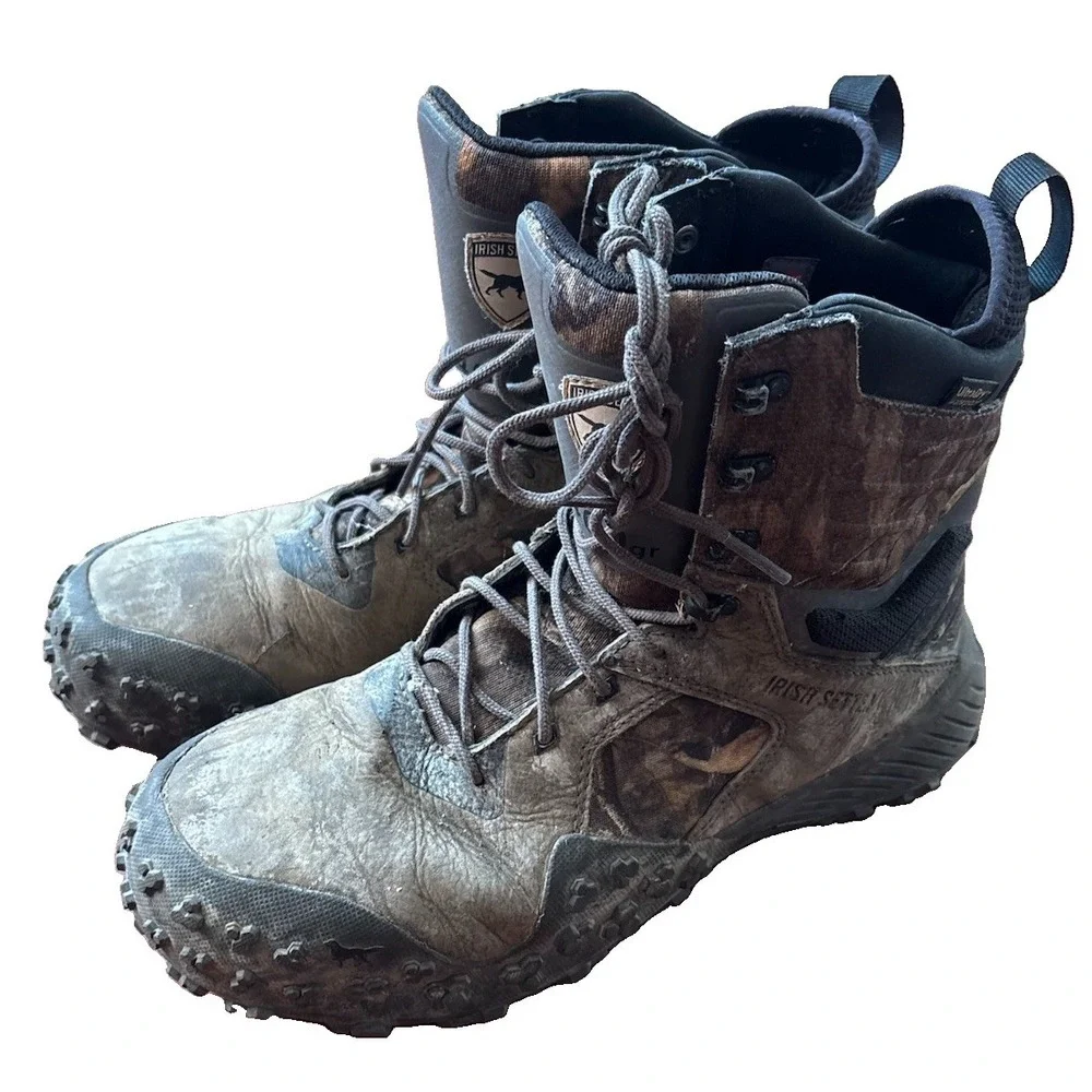 Red Wing Irish Setter Vaprtrek 3943 Men's 11 E2 Camo Hunting Boots Waterproof